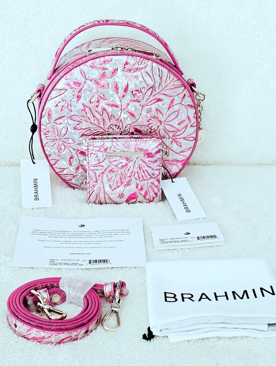 Brahmin Handbags - NWT Brahmin CORAL SNAPDRAGON LOKELANI Lane w/Jane Wallet